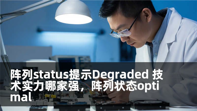 阵列status提示Degraded 技术实力哪家强，阵列状态optimal