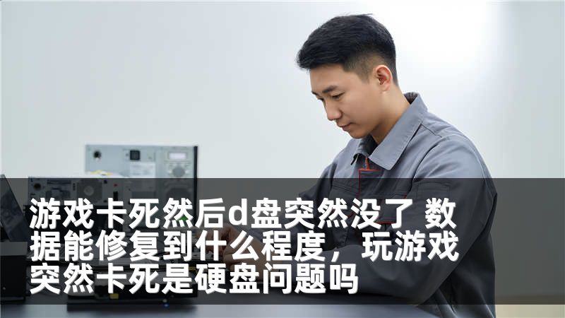 游戏卡死然后d盘突然没了 数据能修复到什么程度，玩游戏突然卡死是硬盘问题吗