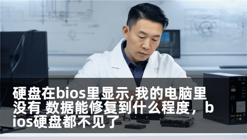 硬盘在bios里显示,我的电脑里没有 数据能修复到什么程度,bios硬盘都不见了