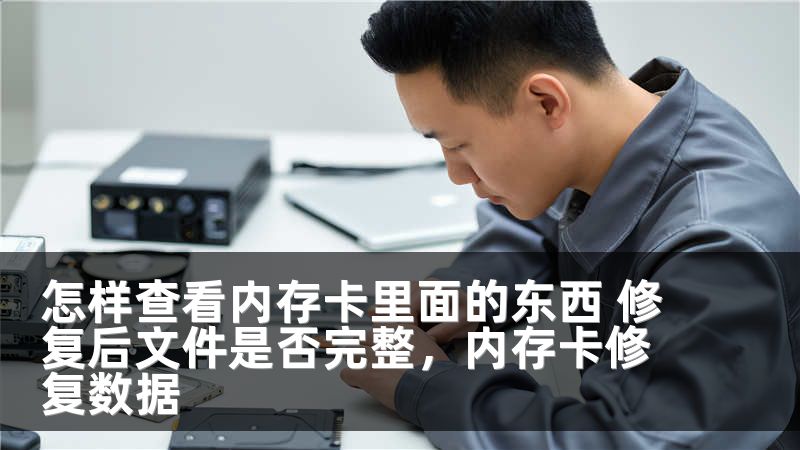 怎样查看内存卡里面的东西 修复后文件是否完整，内存卡修复数据