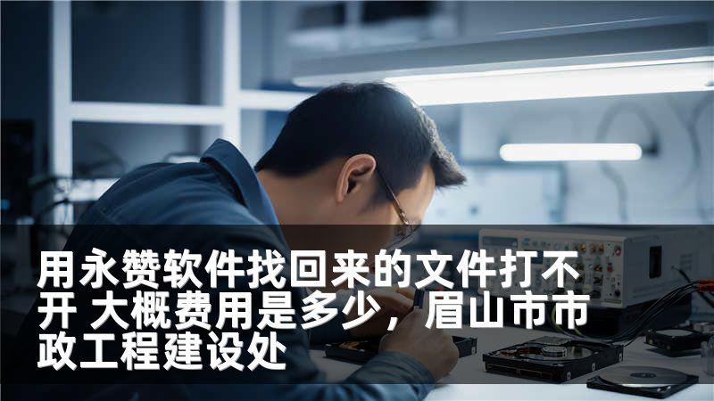 用永赞软件找回来的文件打不开 大概费用是多少,眉山市市政工程建设处