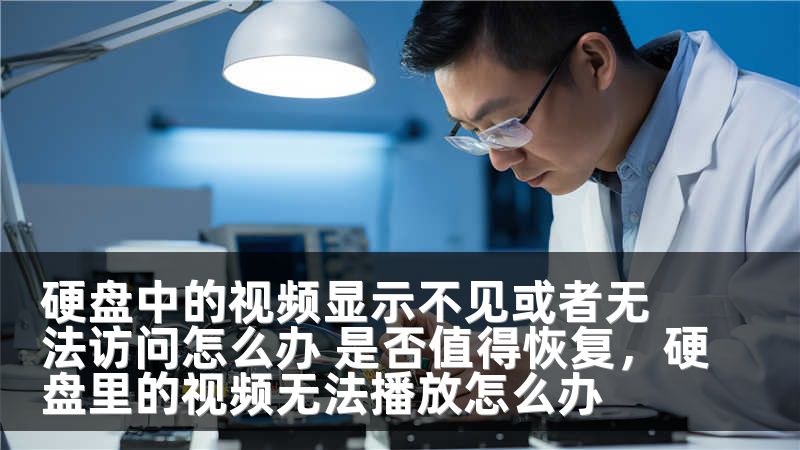 硬盘中的视频显示不见或者无法访问怎么办 是否值得恢复，硬盘里的视频无法播放怎么办