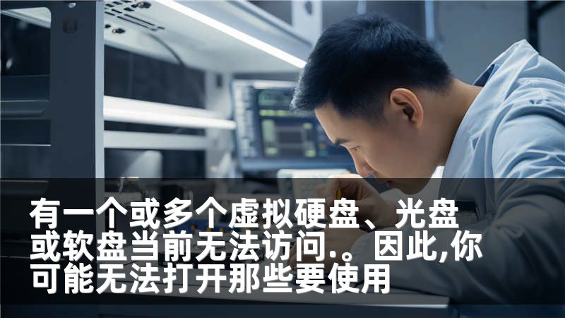 有一个或多个虚拟硬盘、光盘或软盘当前无法访问.。因此,你可能无法打开那些要使用