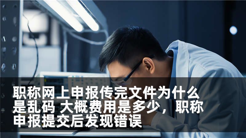 职称网上申报传完文件为什么是乱码 大概费用是多少，职称申报提交后发现错误