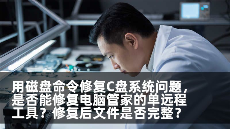 用磁盘命令修复C盘系统问题，是否能修复电脑管家的单远程工具？修复后文件是否完整？