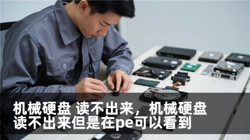 机械硬盘 读不出来，机械硬盘读不出来但是在pe可以看到