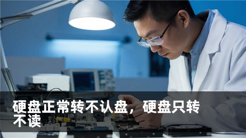 硬盘正常转不认盘，硬盘只转不读