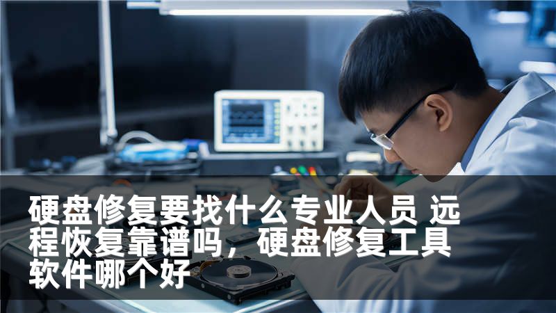 硬盘修复要找什么专业人员 远程恢复靠谱吗，硬盘修复工具软件哪个好