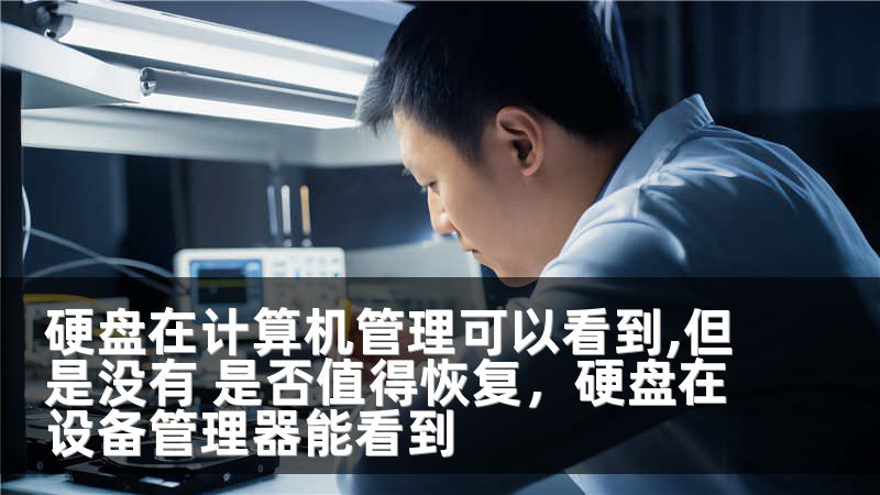 硬盘在计算机管理可以看到,但是没有 是否值得恢复,硬盘在设备管理器能看到