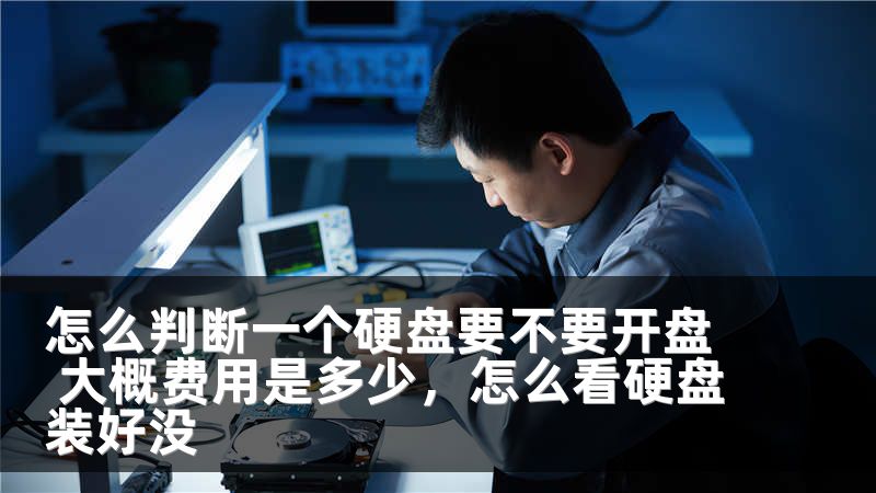 怎么判断一个硬盘要不要开盘 大概费用是多少,怎么看硬盘装好没