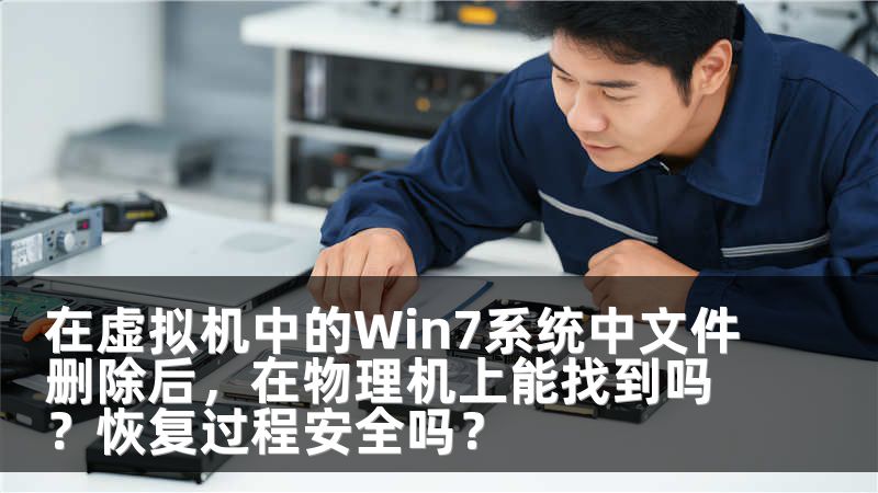 在虚拟机中的Win7系统中文件删除后，在物理机上能找到吗？恢复过程安全吗？