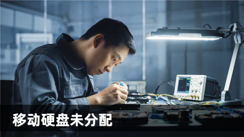移动硬盘未分配