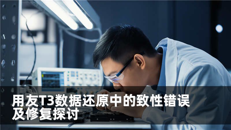用友T3数据还原中的致性错误及修复探讨