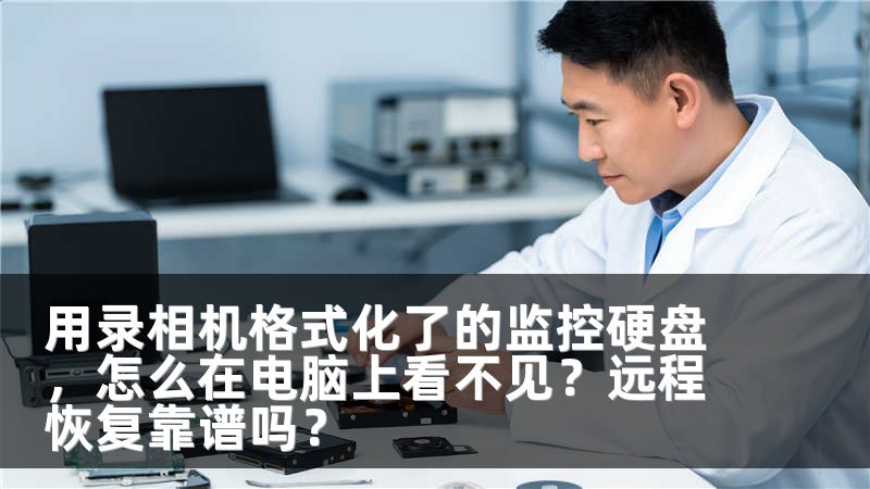 用录相机格式化了的监控硬盘,怎么在电脑上看不见?远程恢复靠谱吗?