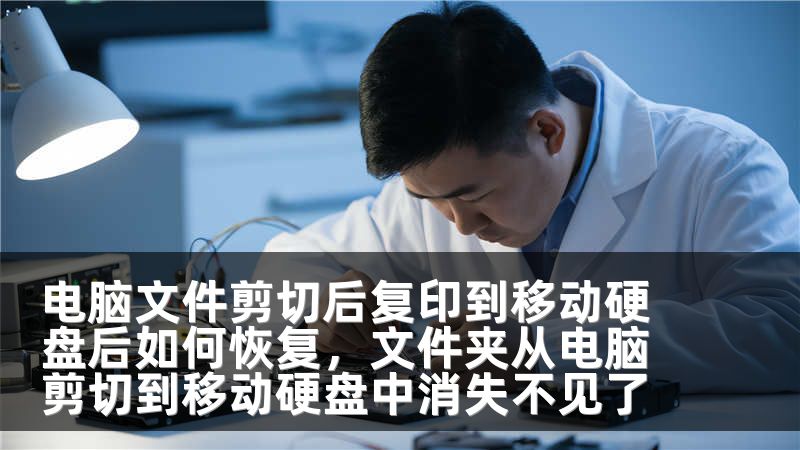电脑文件剪切后复印到移动硬盘后如何恢复，文件夹从电脑剪切到移动硬盘中消失不见了