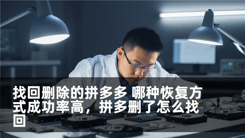 找回删除的拼多多 哪种恢复方式成功率高，拼多删了怎么找回