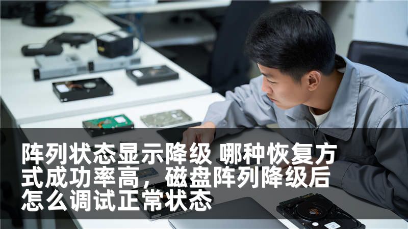 阵列状态显示降级 哪种恢复方式成功率高，磁盘阵列降级后怎么调试正常状态
