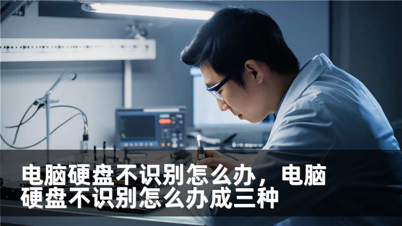 电脑硬盘不识别怎么办，电脑硬盘不识别怎么办成三种