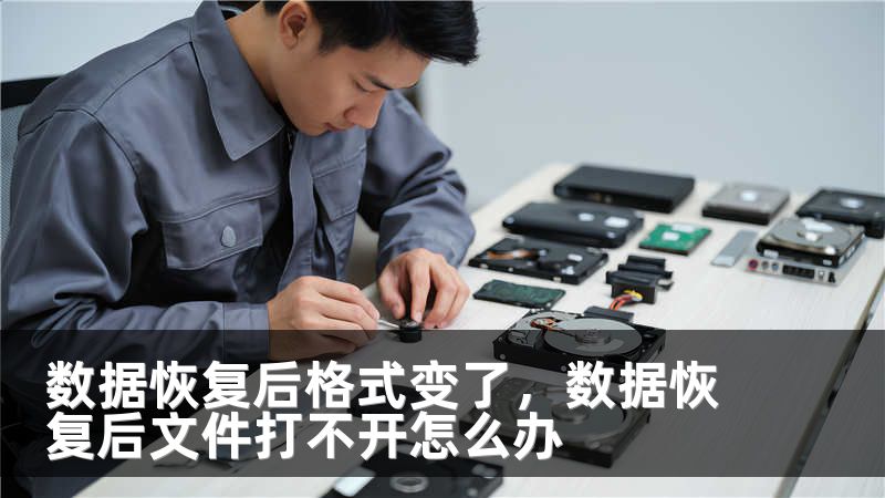 数据恢复后格式变了,数据恢复后文件打不开怎么办