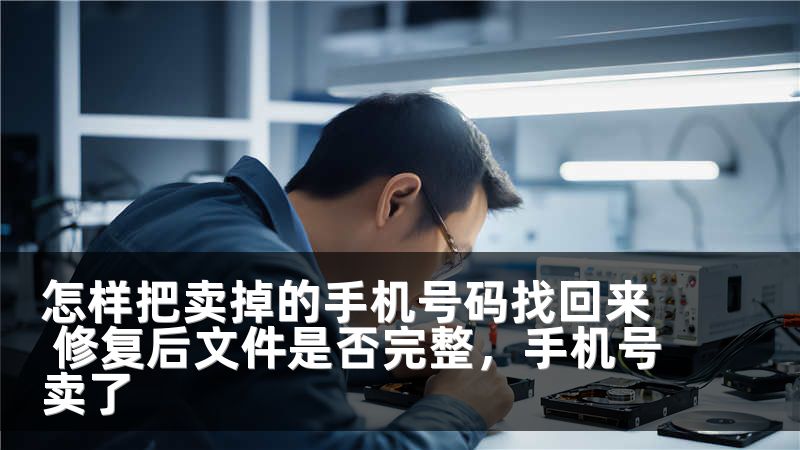 怎样把卖掉的手机号码找回来 修复后文件是否完整，手机号卖了