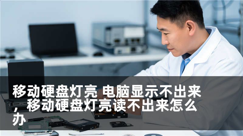 移动硬盘灯亮 电脑显示不出来,移动硬盘灯亮读不出来怎么办