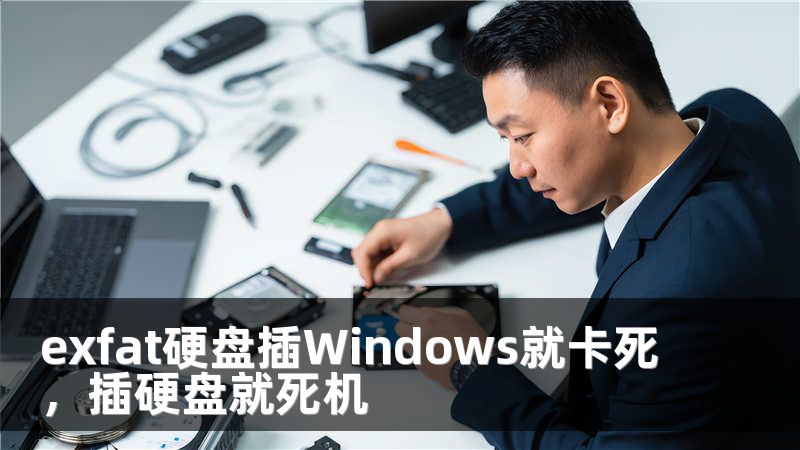 exfat硬盘插Windows就卡死，插硬盘就死机