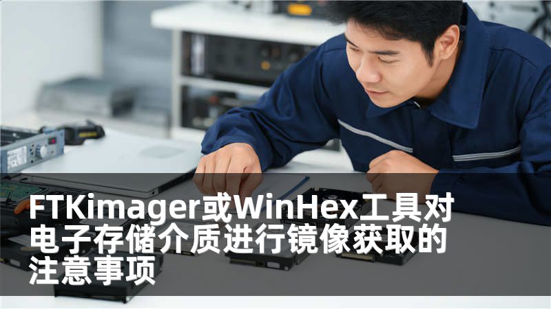 FTKimager或WinHex工具对电子存储介质进行镜像获取的注意事项