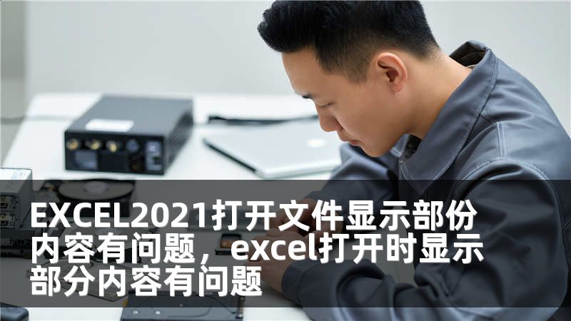 EXCEL2021打开文件显示部份内容有问题，excel打开时显示部分内容有问题
