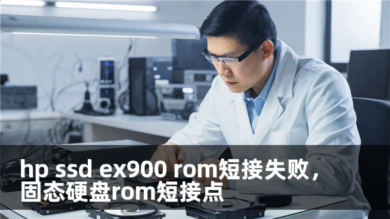 hp ssd ex900 rom短接失败，固态硬盘rom短接点