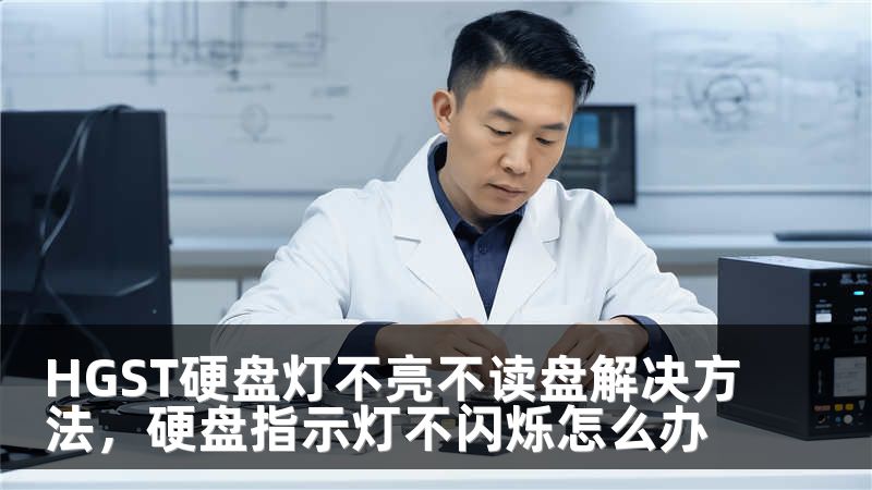 HGST硬盘灯不亮不读盘解决方法,硬盘指示灯不闪烁怎么办