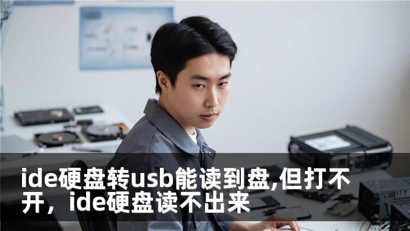 ide硬盘转usb能读到盘,但打不开，ide硬盘读不出来