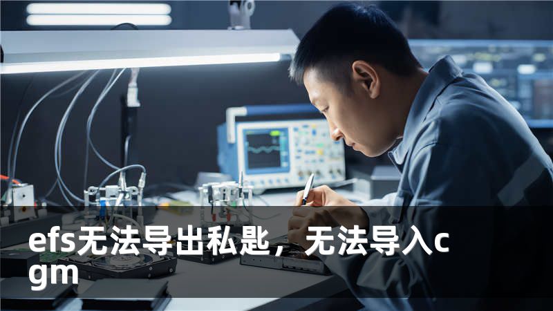 efs无法导出私匙，无法导入cgm