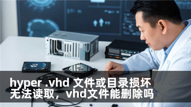 hyper .vhd 文件或目录损坏 无法读取，vhd文件能删除吗
