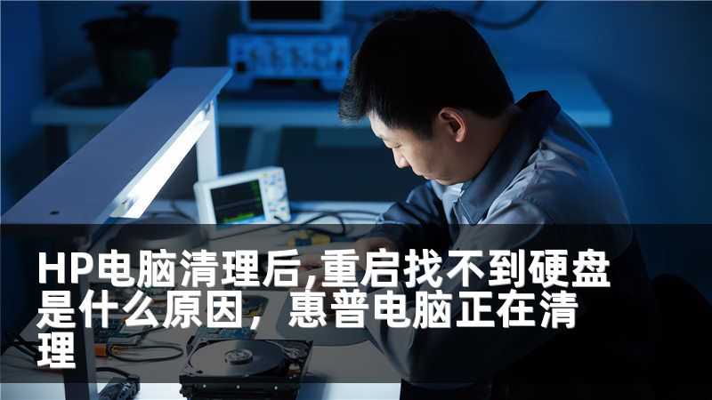 HP电脑清理后,重启找不到硬盘是什么原因，惠普电脑正在清理