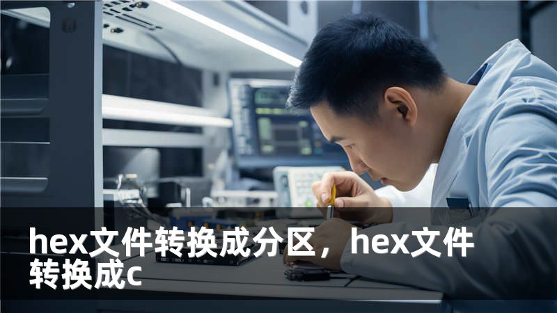 hex文件转换成分区，hex文件转换成c