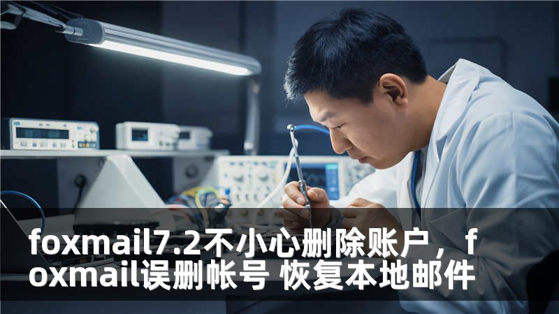 foxmail7.2不小心删除账户，foxmail误删帐号 恢复本地邮件
