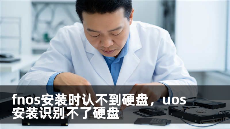 fnos安装时认不到硬盘，uos安装识别不了硬盘
