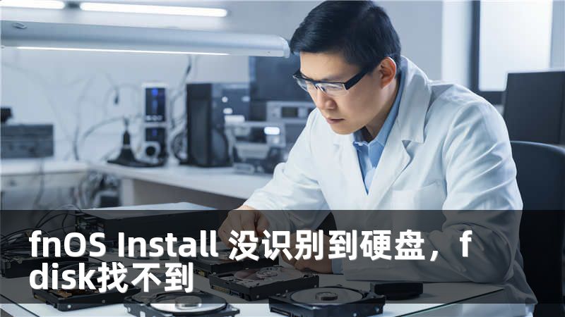 fnOS Install 没识别到硬盘，fdisk找不到