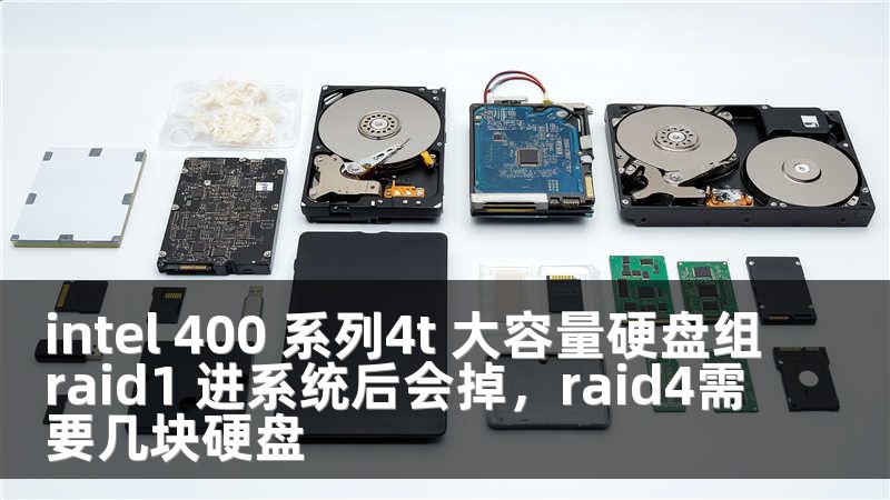 intel 400 系列4t 大容量硬盘组raid1 进系统后会掉，raid4需要几块硬盘