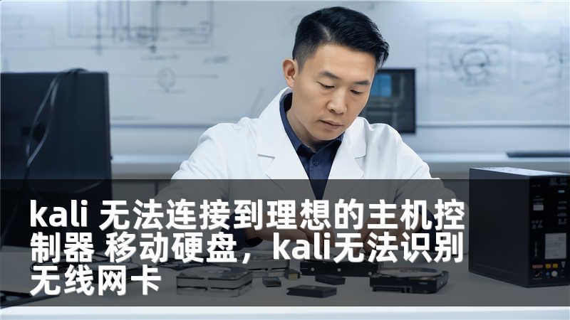 kali 无法连接到理想的主机控制器 移动硬盘，kali无法识别无线网卡