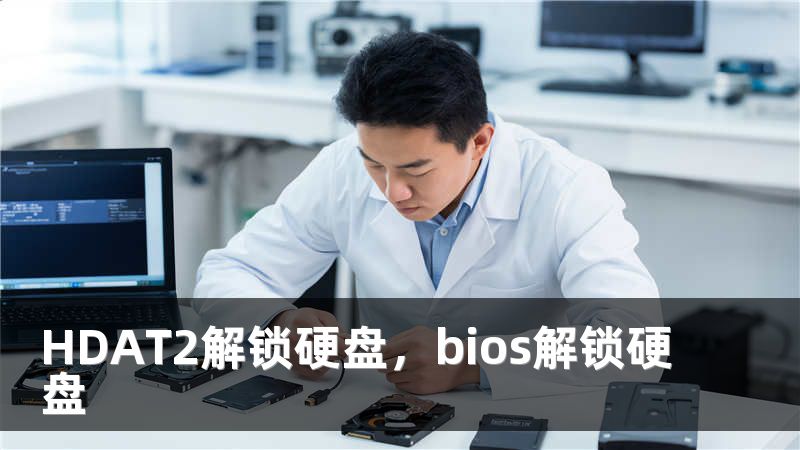 HDAT2解锁硬盘，bios解锁硬盘