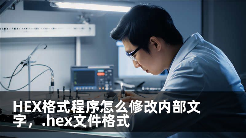 HEX格式程序怎么修改内部文字，.hex文件格式