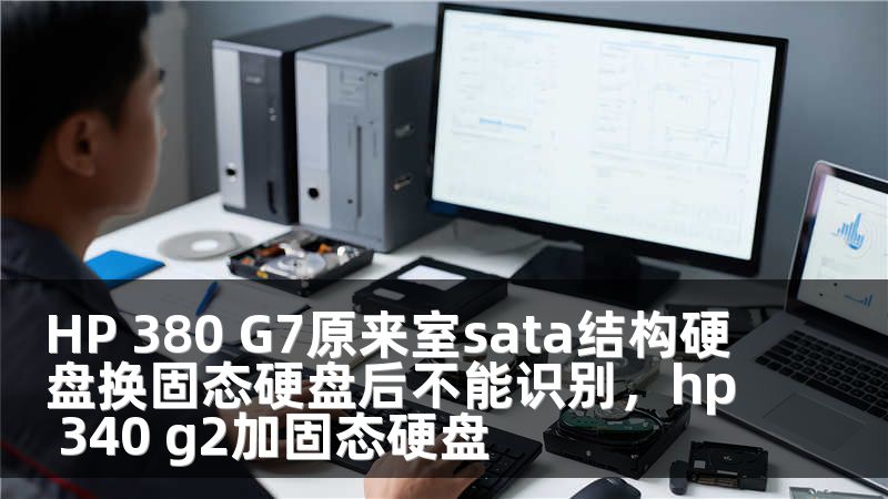 HP 380 G7原来室sata结构硬盘换固态硬盘后不能识别，hp 340 g2加固态硬盘