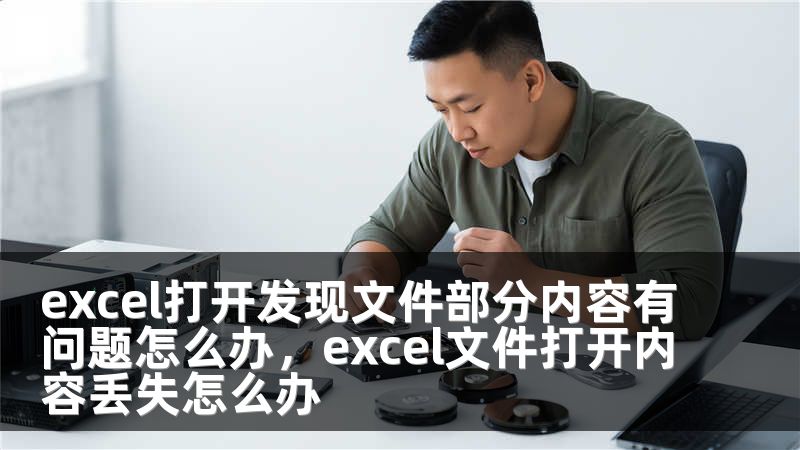 excel打开发现文件部分内容有问题怎么办，excel文件打开内容丢失怎么办