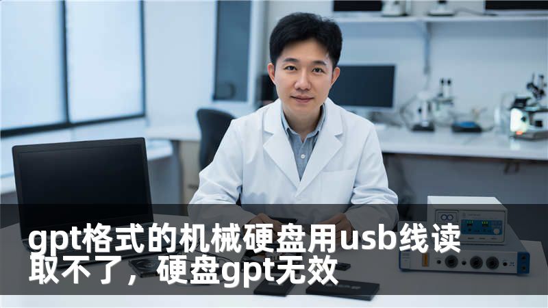 gpt格式的机械硬盘用usb线读取不了，硬盘gpt无效