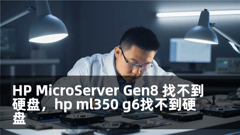 HP MicroServer Gen8 找不到硬盘，hp ml350 g6找不到硬盘