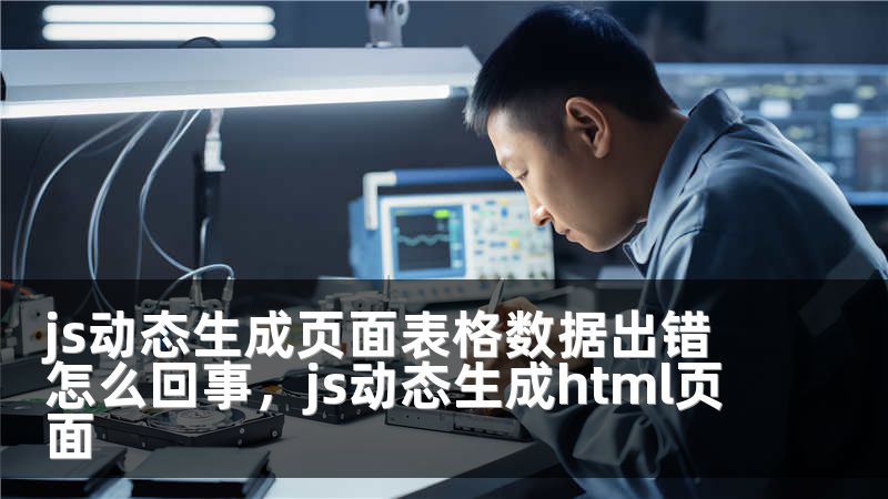 js动态生成页面表格数据出错怎么回事，js动态生成html页面