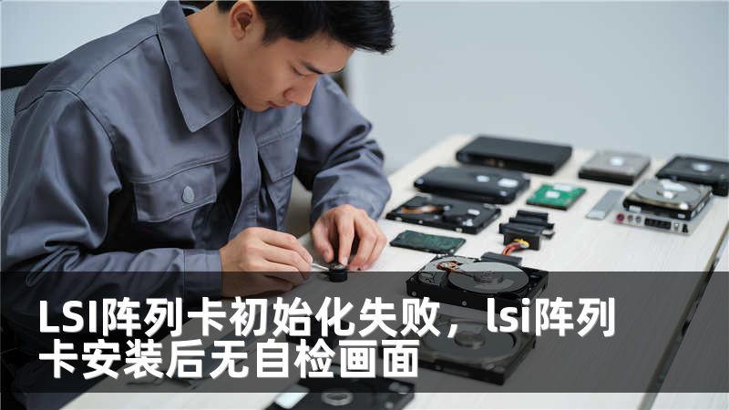 LSI阵列卡初始化失败，lsi阵列卡安装后无自检画面