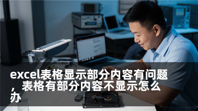 excel表格显示部分内容有问题，表格有部分内容不显示怎么办