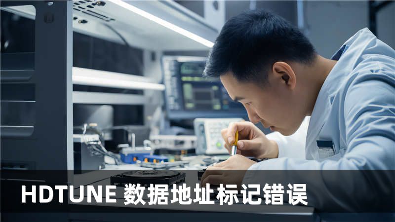 HDTUNE 数据地址标记错误